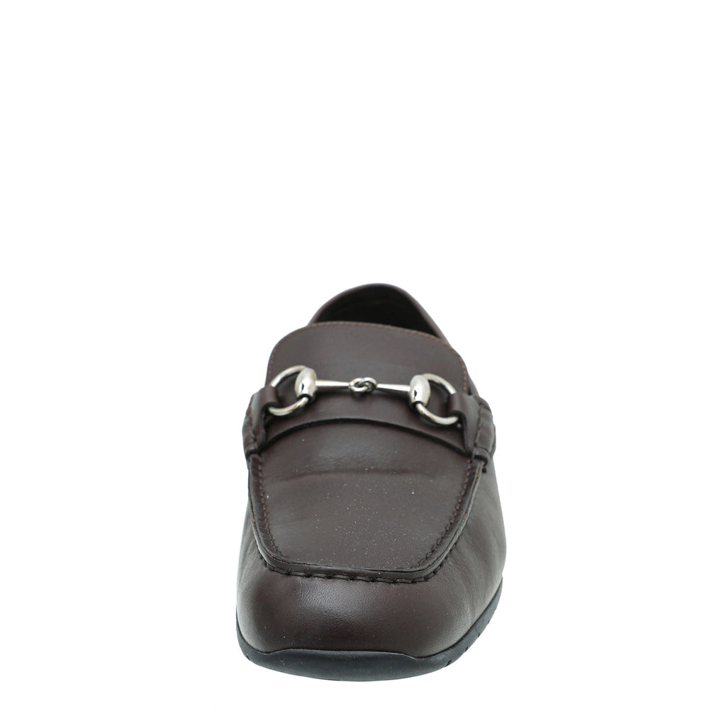 Gucci Brown Horsebit Moccasin Loafer 40