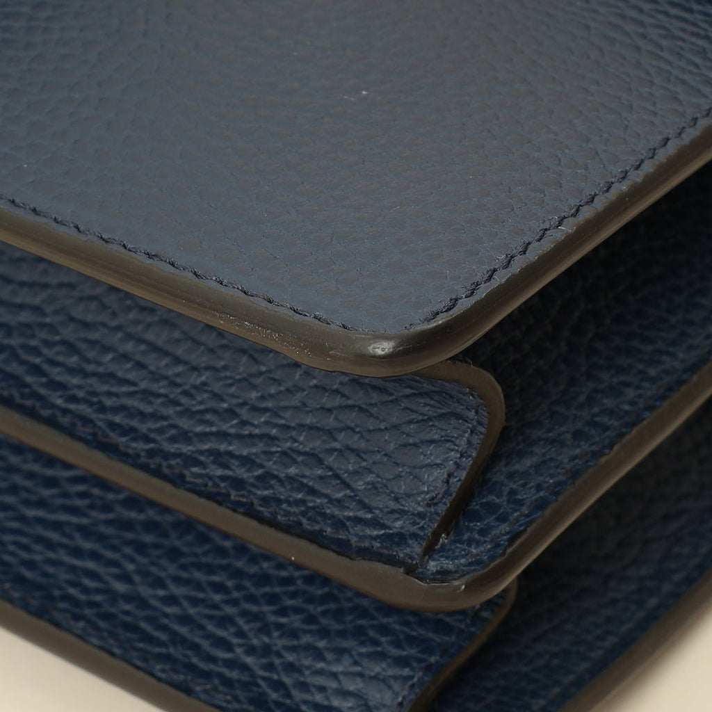 Gucci Navy Blue Dionysus Small Shoulder Bag