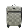Gucci Bicolor GG Supreme Selleria 4-Wheeled Carry On Suitcase