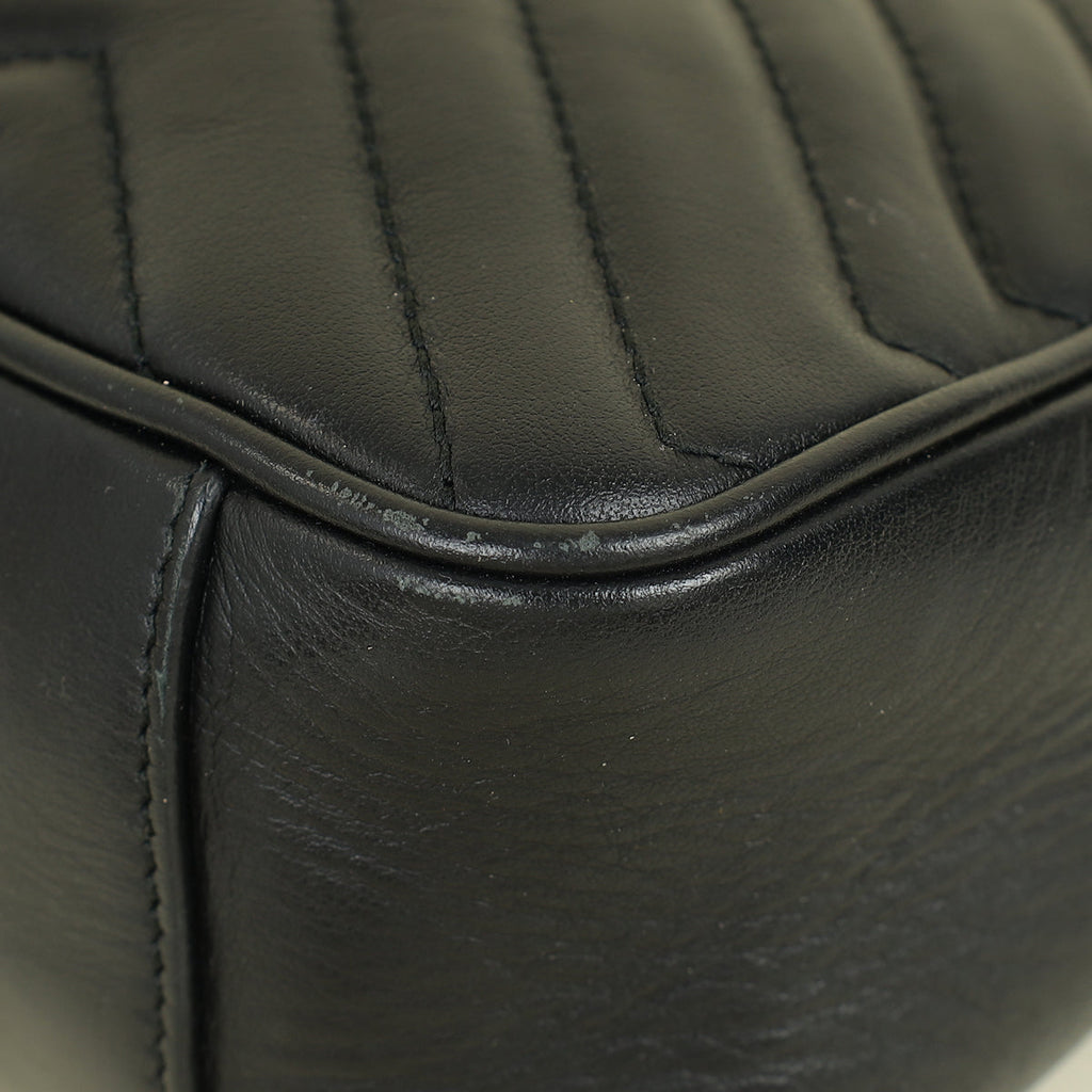 Gucci Black GG Marmont Matelasse Medium Shoulder Bag