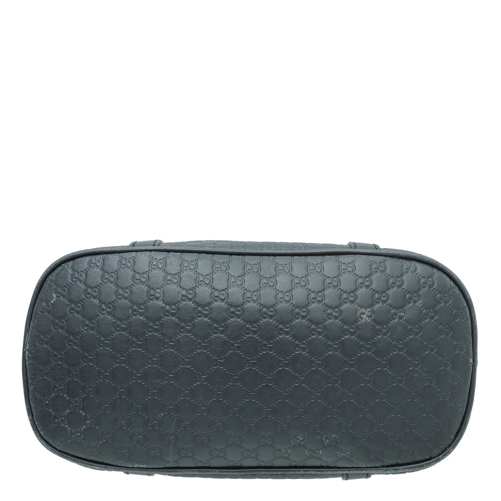 Gucci Navy Blue Microguccissima Dome Satchel Mini Bag