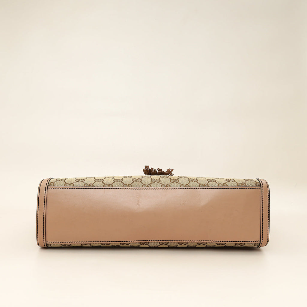 Gucci Beige GG Guccissima Emily Large Shoulder Bag