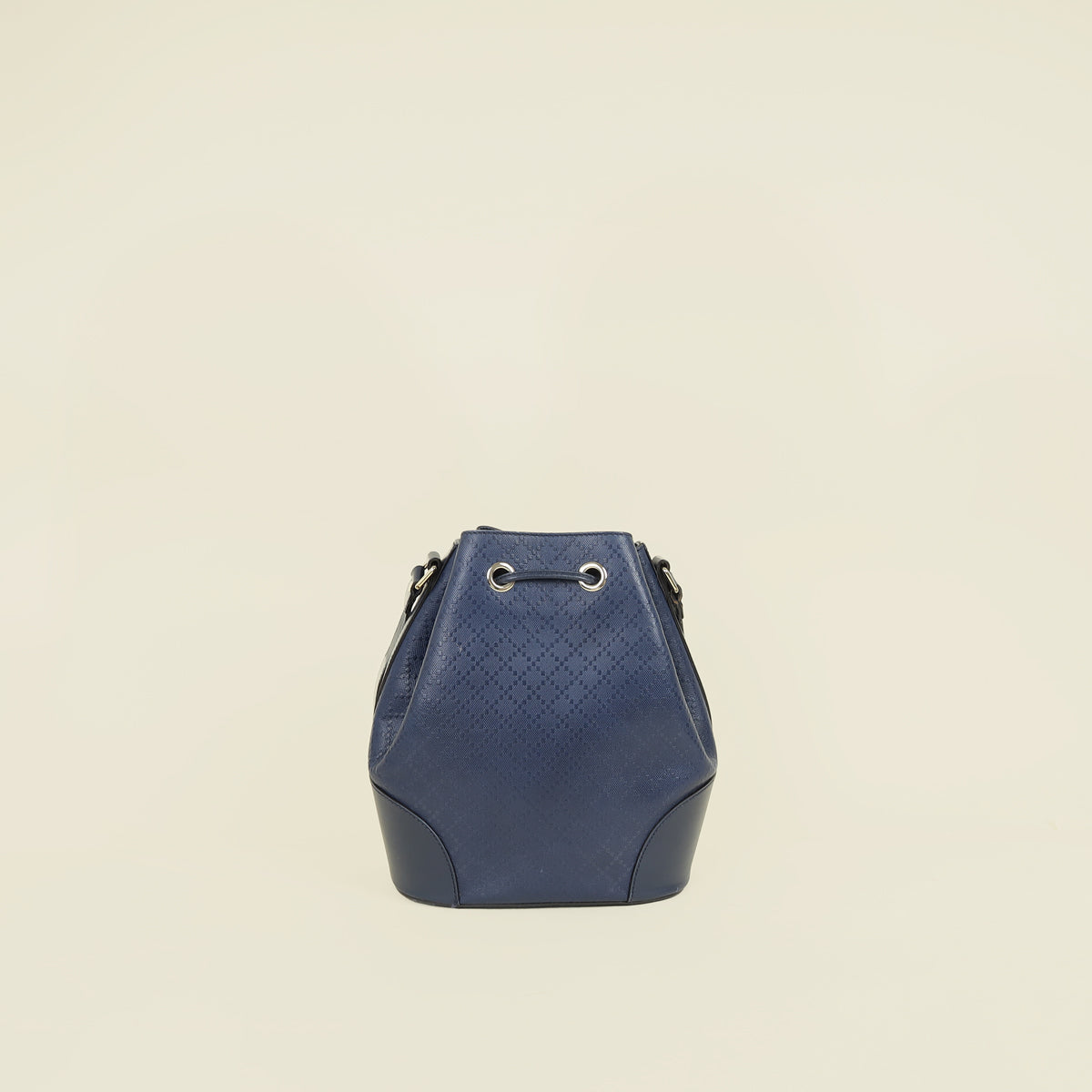 Gucci Navy Bright Diamante Bucket Bag