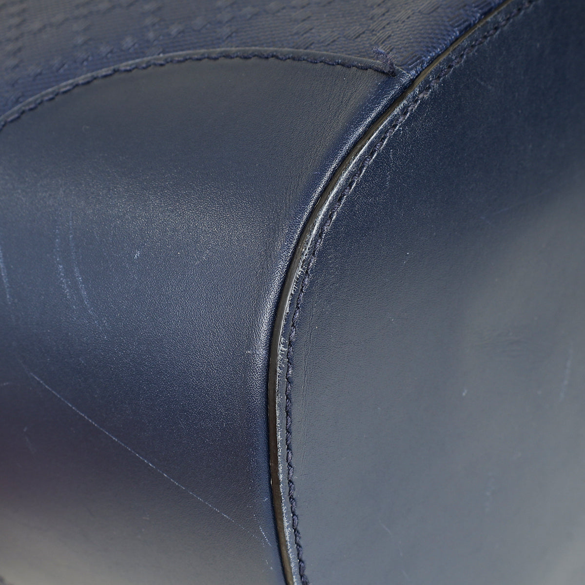 Gucci Navy Bright Diamante Bucket Bag