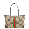 Gucci Ebony Jumbo GG Ophidia Medium Tote Bag