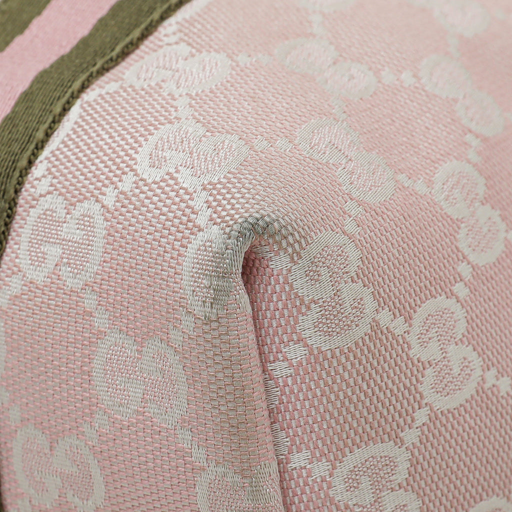 Gucci Pink GG Web Jolicoeur Tote Bag