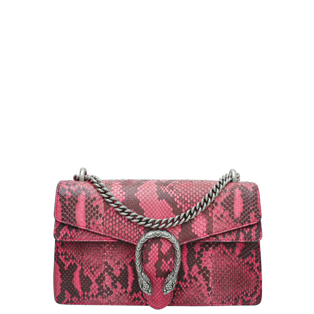 Gucci Fuchsia Python Dionysus Small Bag