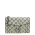 Gucci Ebony GG Supreme Dionysus Chain Wallet