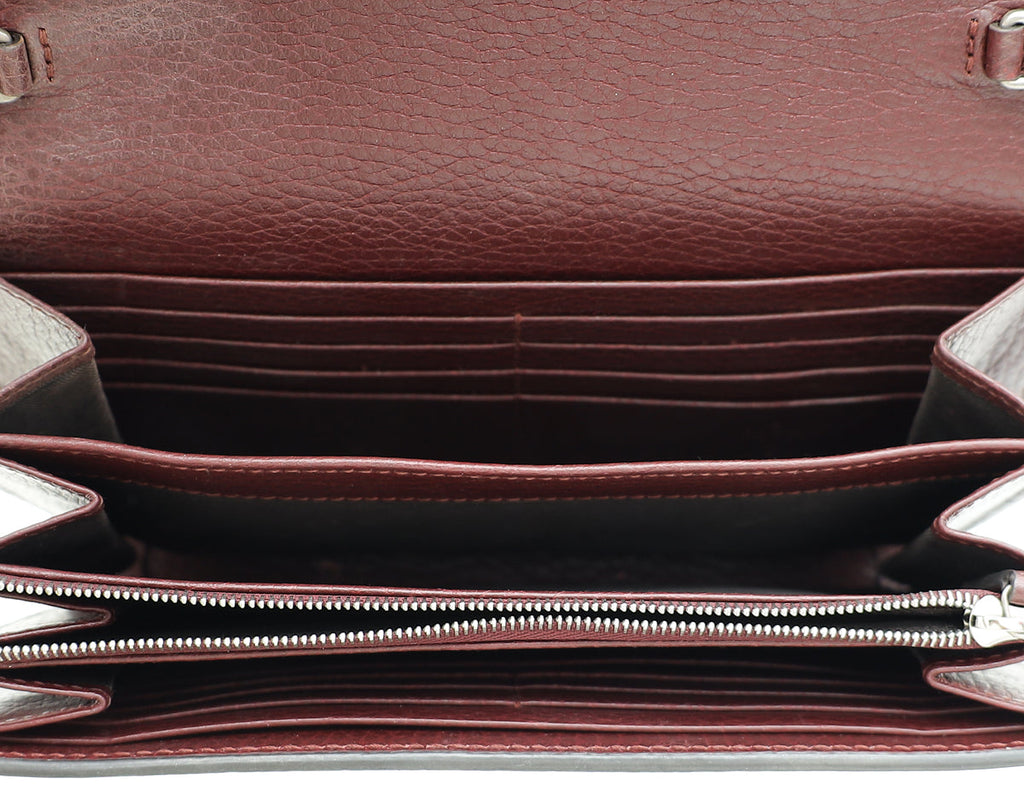 Gucci Burgundy Dionysus Mini Chain Shoulder Bag
