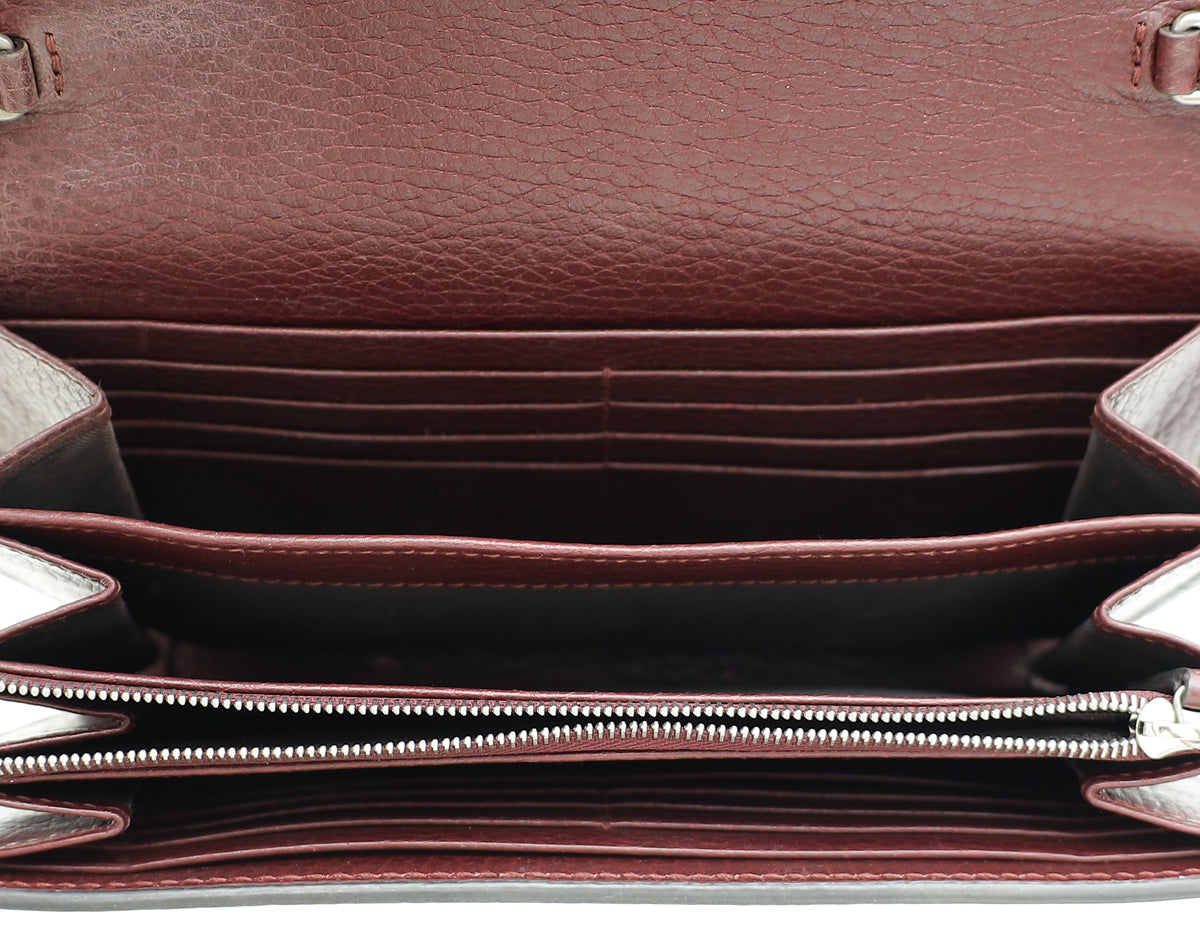 Gucci Burgundy Dionysus Mini Chain Shoulder Bag