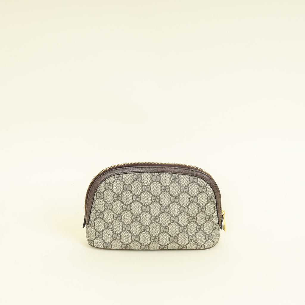 Gucci Ebony GG Supreme Ophidia Small Cosmetic Case