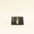 Gucci Black Sylvie Super Mini Chain Bag