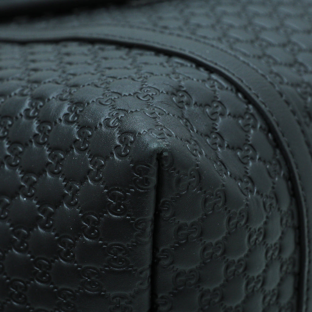 Gucci Black GG Microguccissima Joy Medium Tote Bag