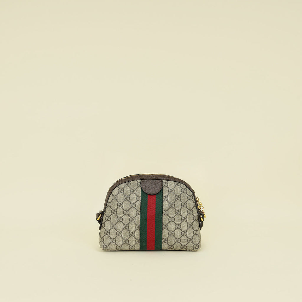 Gucci Bicolor GG Supreme Ophidia Small Shoulder Bag