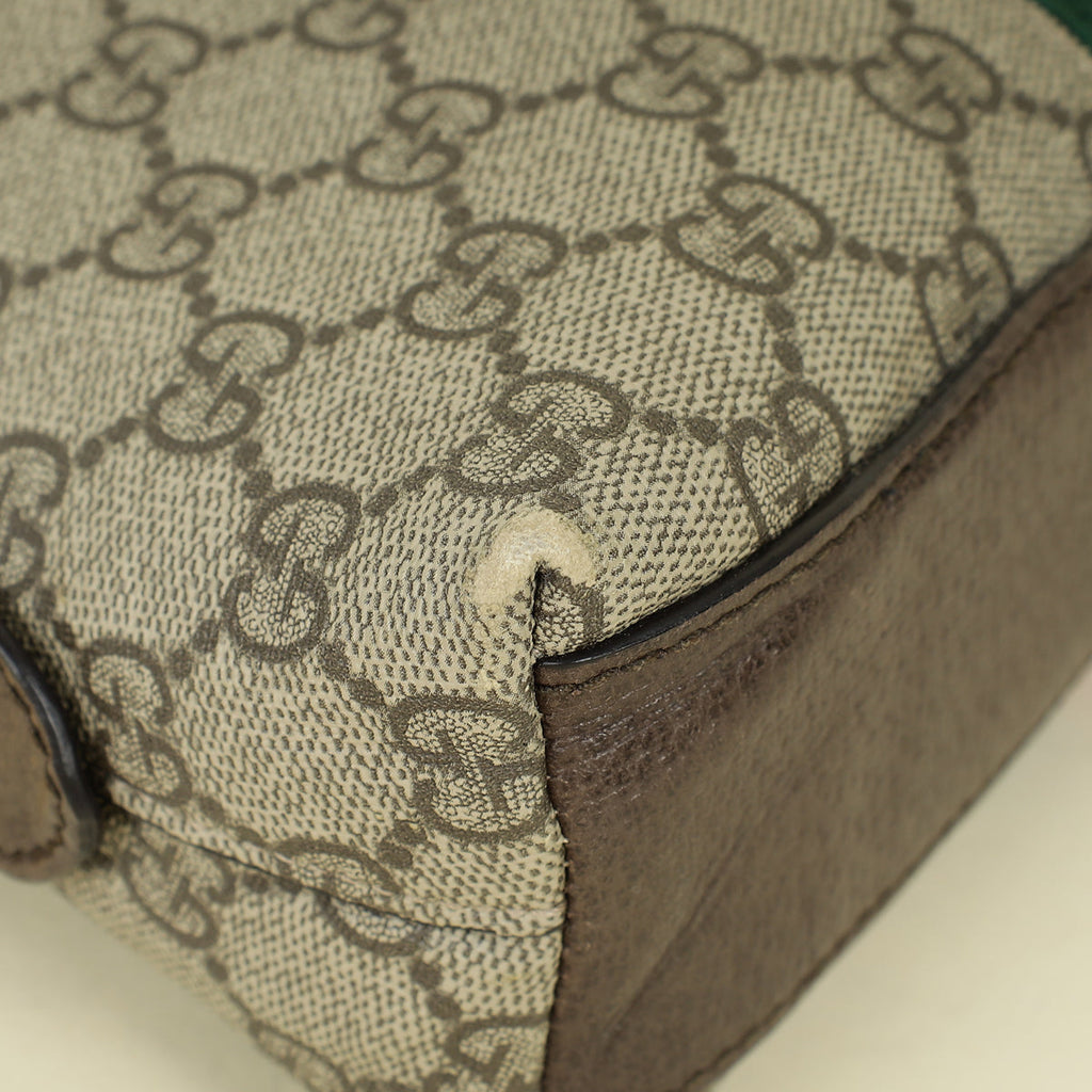 Gucci Bicolor GG Supreme Ophidia Small Shoulder Bag