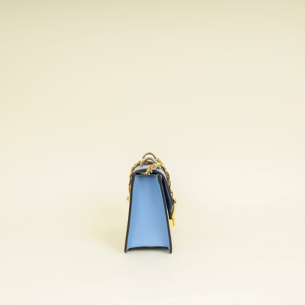 Gucci Light Blue Sylvie Mini Shoulder Bag