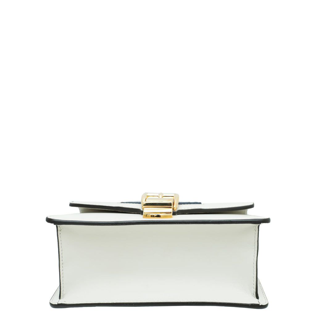 Gucci White Sylvie Mini Flap Chain Bag