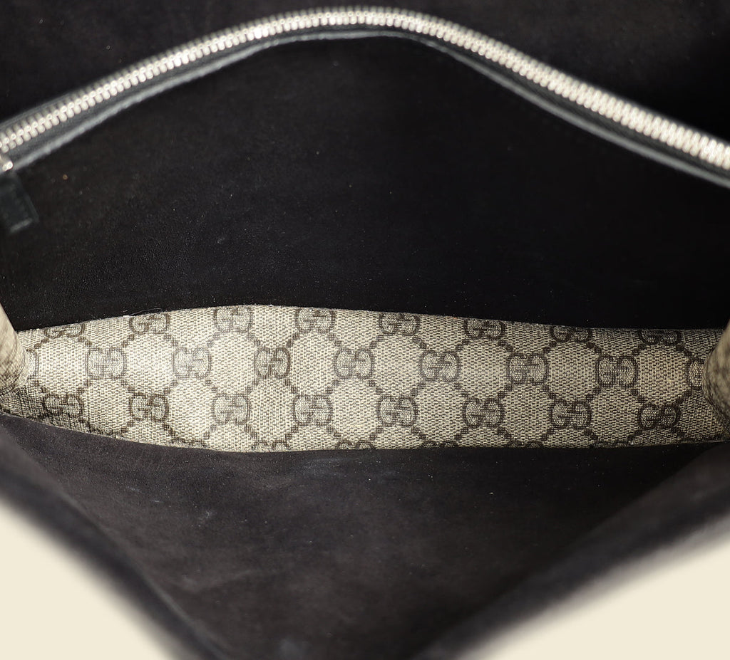 Gucci Bicolor GG Supreme Dionysus Medium Shoulder Bag