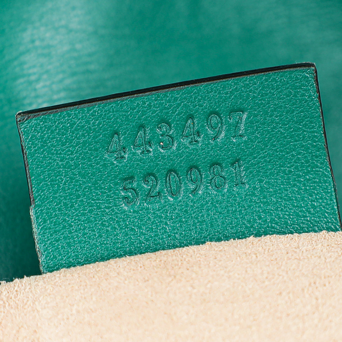 Gucci Green GG Marmont Medium Shoulder Bag