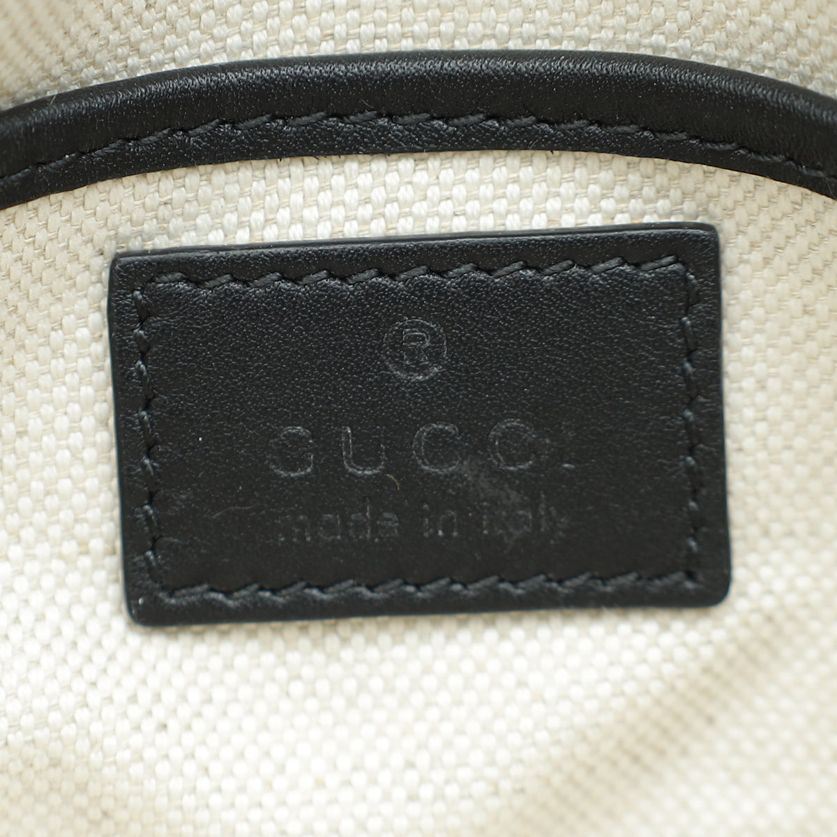 Gucci Bicolor GG Supreme Horsebit 1955 Flap Mini Bag