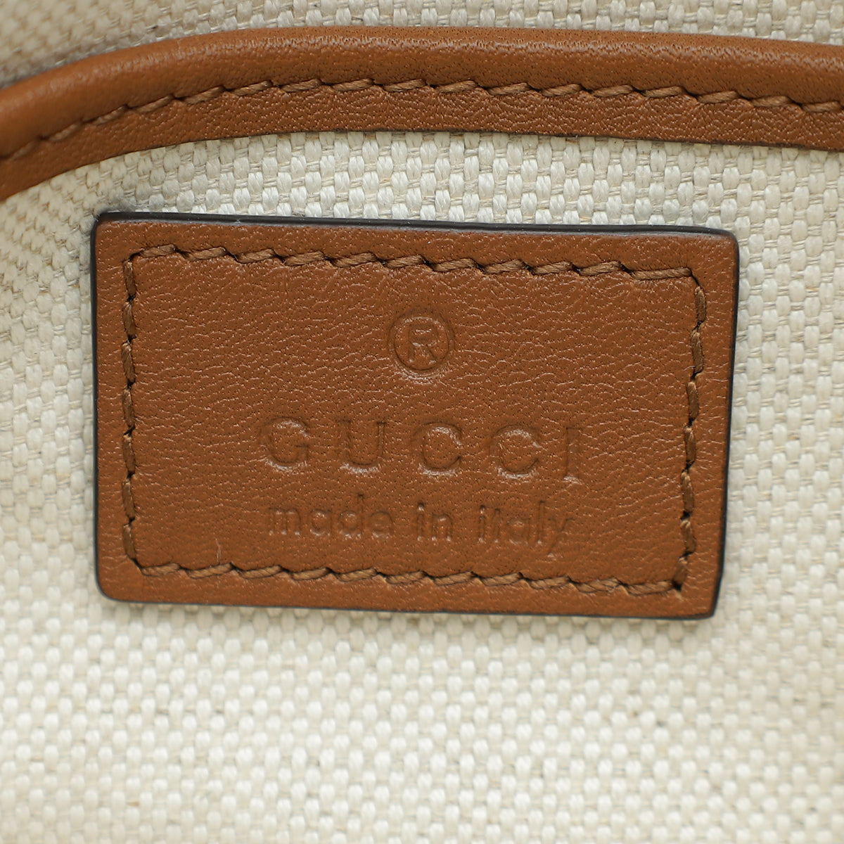 Gucci Bicolor GG Supreme Horsebit 1955 Flap Mini Bag