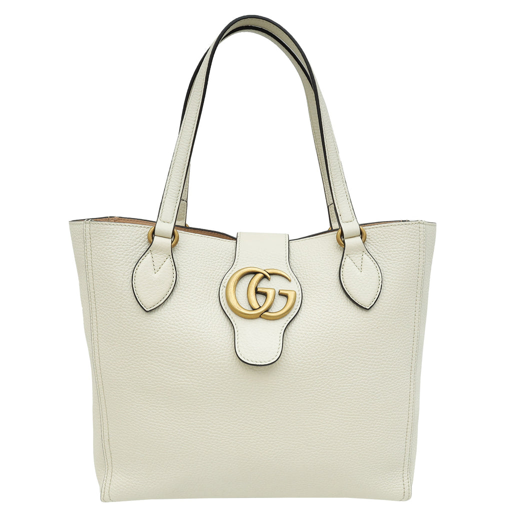Gucci Ivory GG Dahlia Tote Small Bag