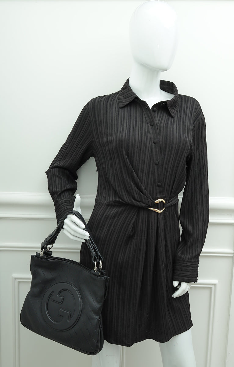 Gucci Black Blondie Small Tote Bag