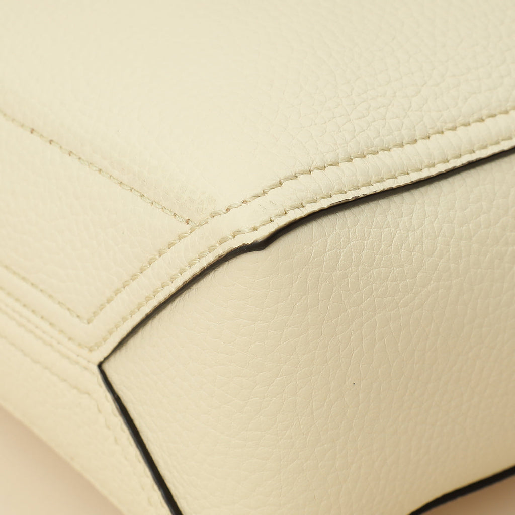 Gucci Ivory GG Dahlia Tote Bag