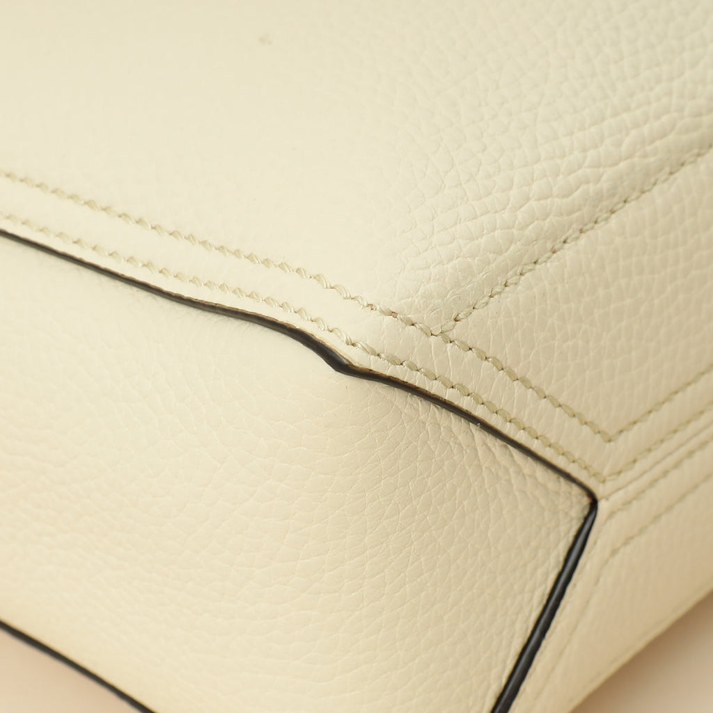 Gucci Ivory GG Dahlia Tote Bag