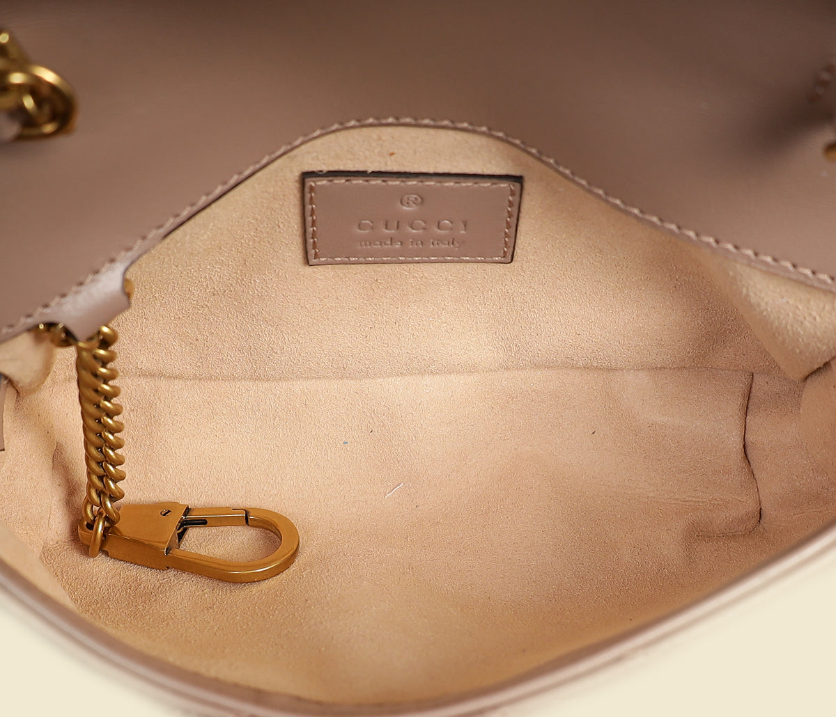 Gucci Dusty Pink GG Marmont Mini Bag