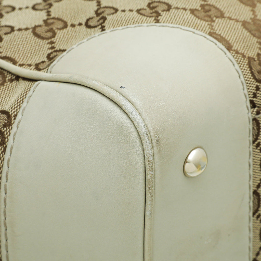 Gucci Bicolor GG Web Medium Mayfair Tote Bag