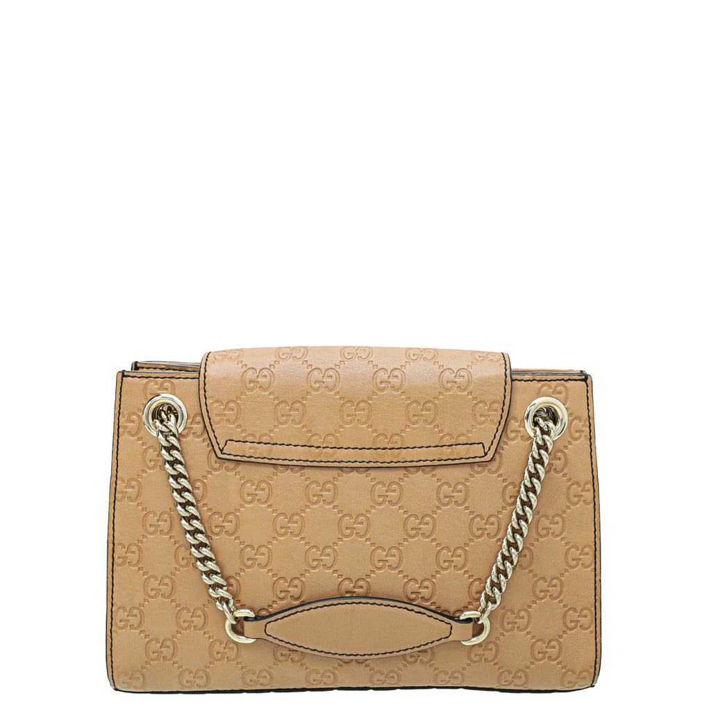 Gucci Light Brown Guccissima Emily Small Bag