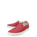 Gucci Red Guccissima Web Slip On Sneakers 11.5