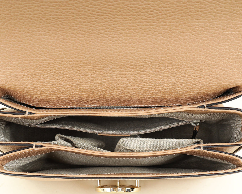 Gucci Beige Interlocking G Top Handle Bag