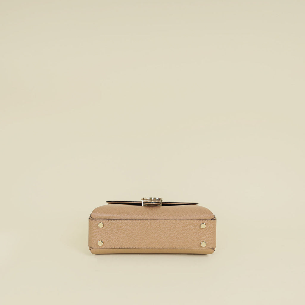 Gucci Beige Interlocking G Top Handle Bag