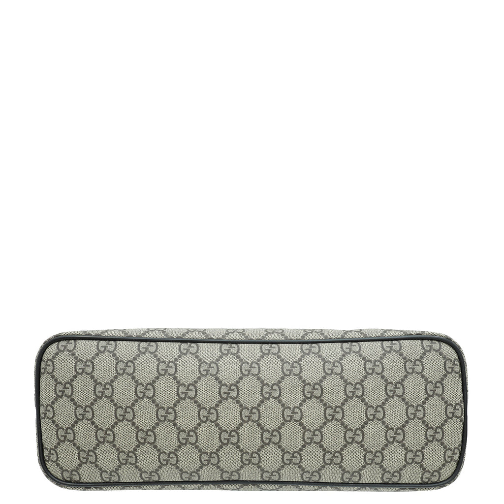 Gucci Bicolor GG Supreme Convertible Zip Tote Bag
