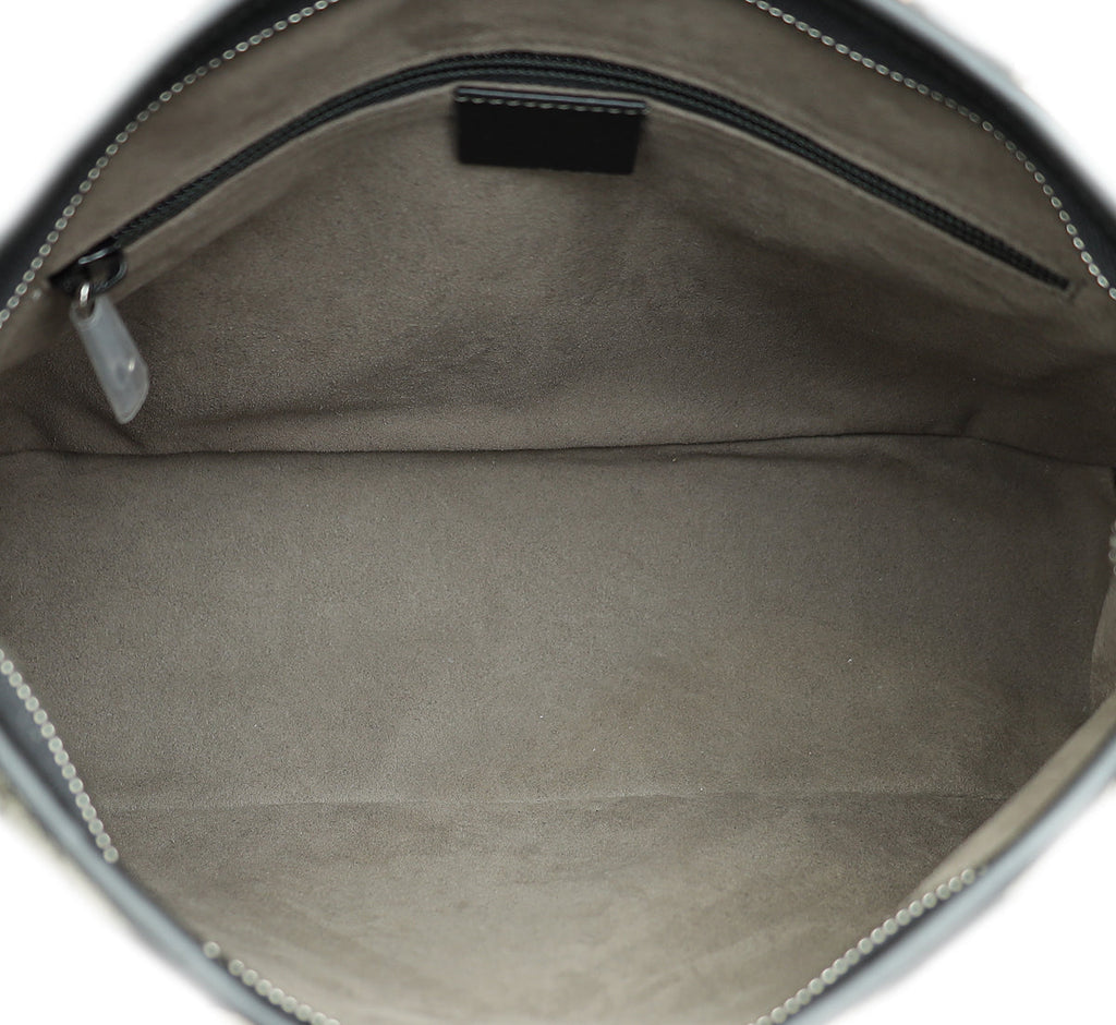 Gucci Bicolor GG Supreme Convertible Zip Tote Bag