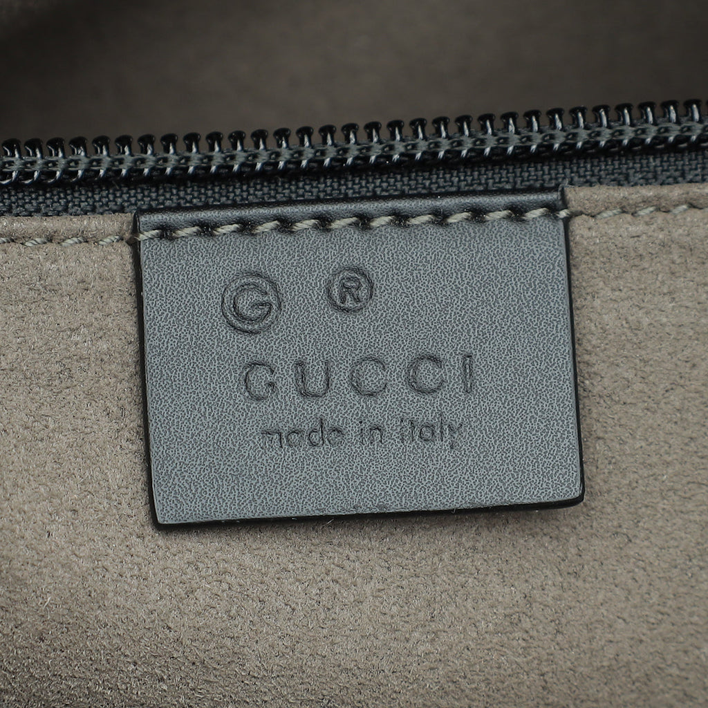 Gucci Bicolor GG Supreme Convertible Zip Tote Bag
