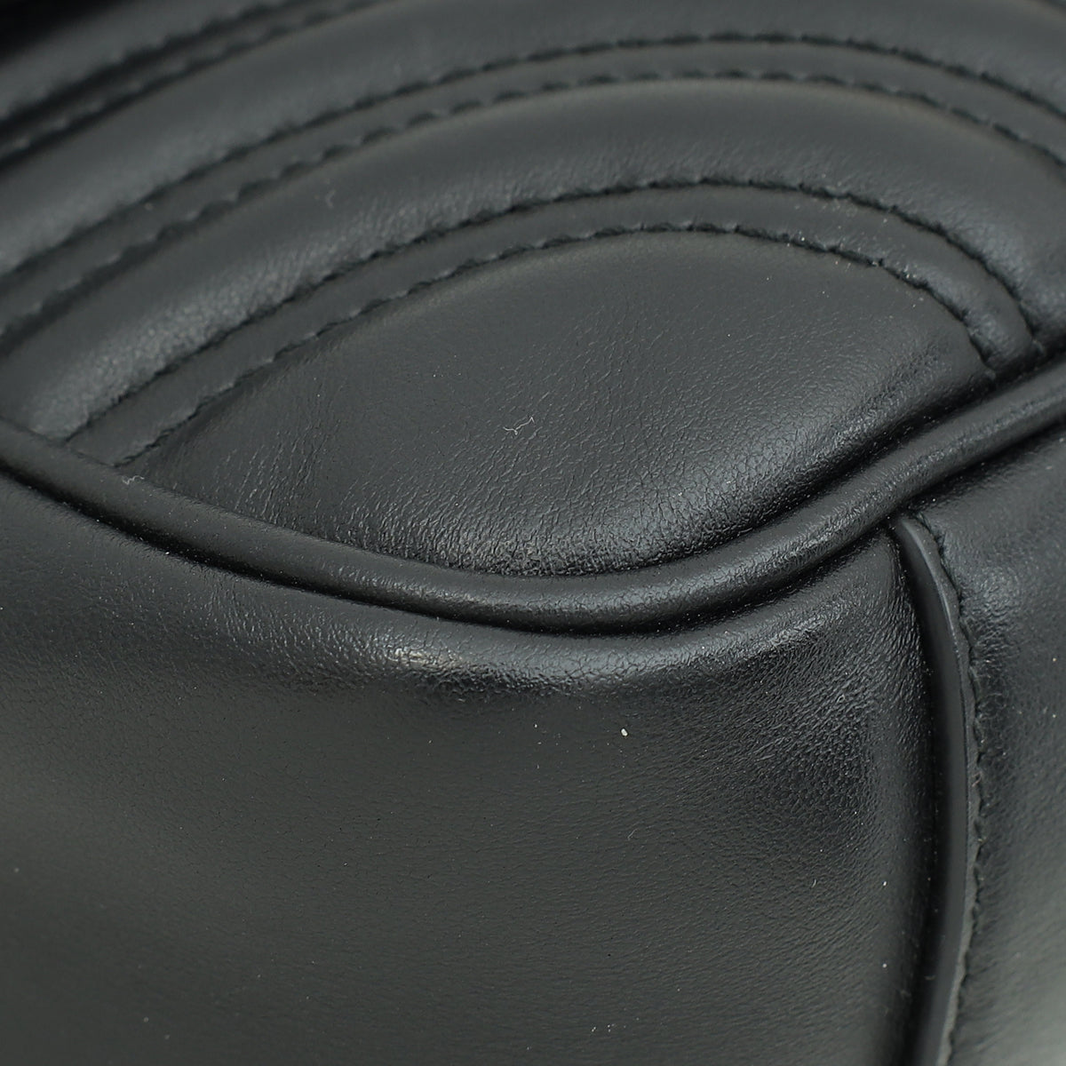 Gucci Black GG Marmont Matelasse Small Shoulder Bag