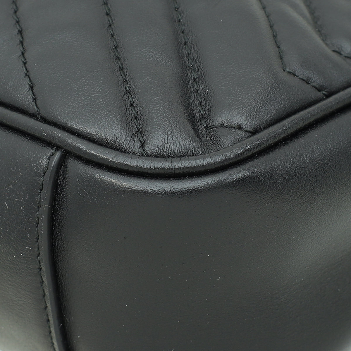 Gucci Black GG Marmont Matelasse Small Shoulder Bag