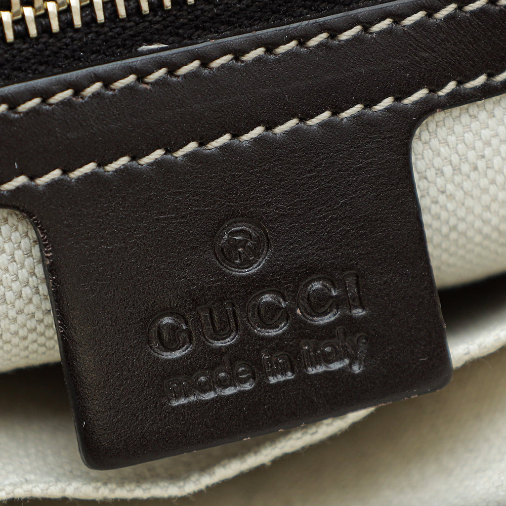 Gucci Bicolor GG Web Medium Mayfair Tote Bag