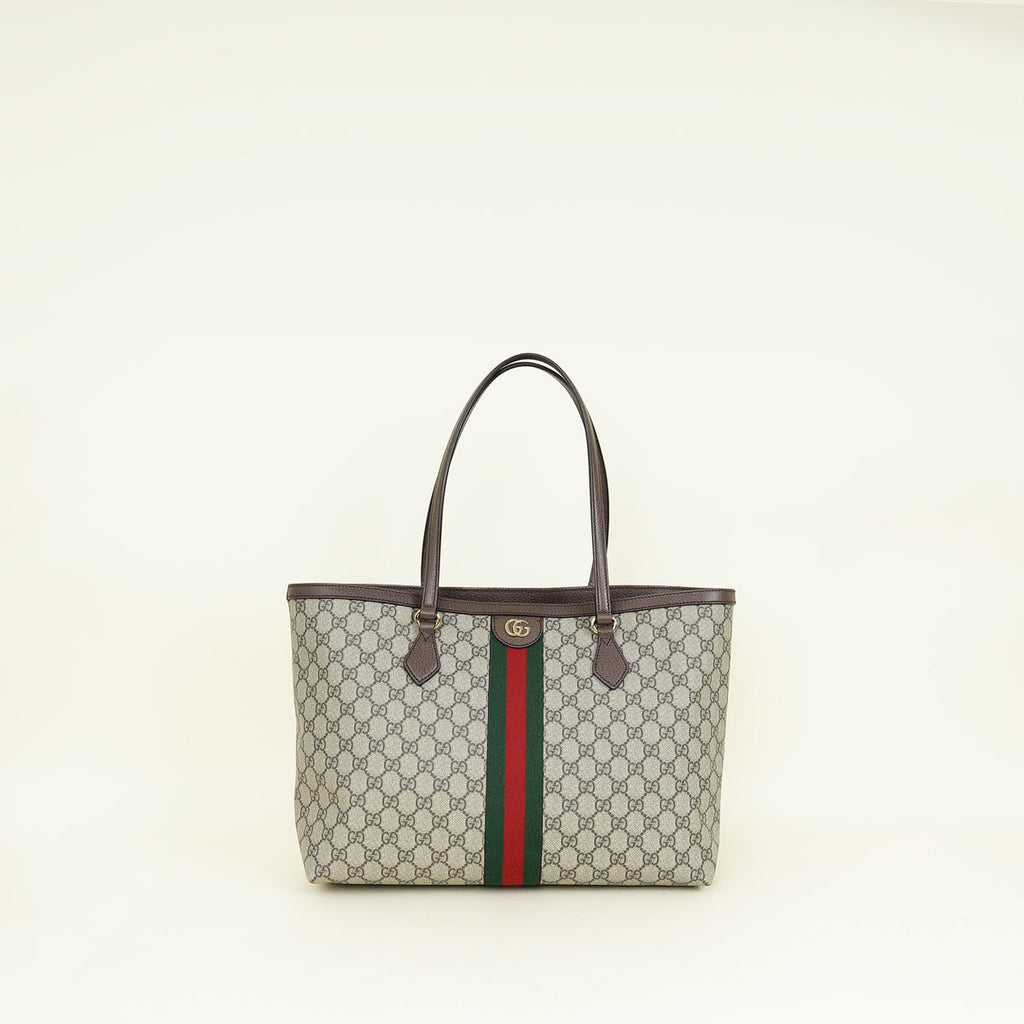 Gucci Bicolor GG Supreme Ophidia Large Tote Bag