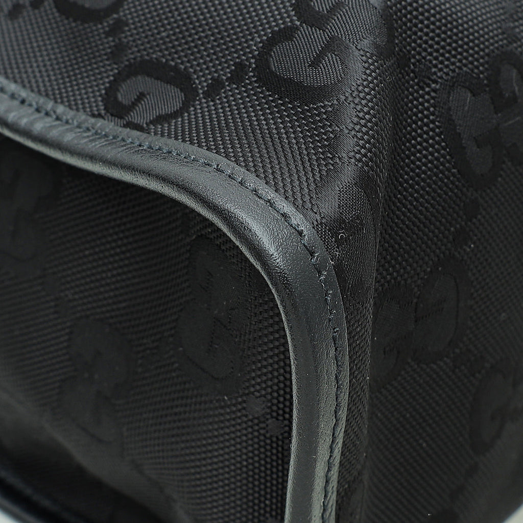 Gucci Black Monogram "Off The Grid" Long Tote Bag