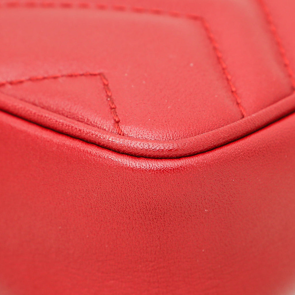 Gucci Red GG Marmont Super Mini Bag