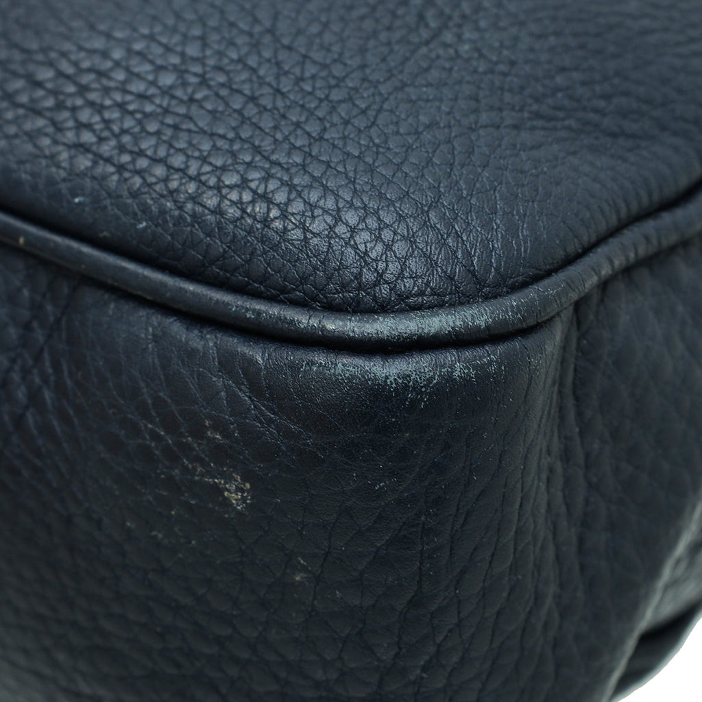 Gucci Navy Blue Soho Tassel Small Chain Bag