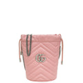 Gucci Pink GG Marmont Mini Bucket Bag