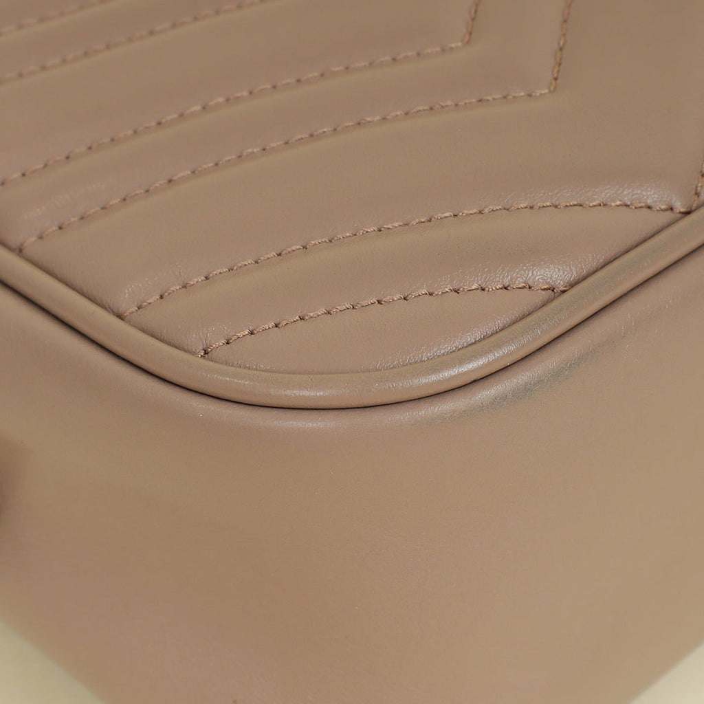 Gucci Rose Porcelaine GG Marmont Camera Small Bag