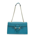 Gucci Tuquoise Microguccissima Emily Medium Bag