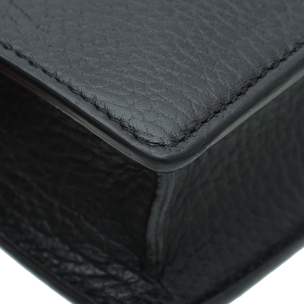 Gucci Black Crystal Dionysus Super Mini Bag