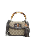 Gucci Bicolor New Bamboo Top Handle Medium Bag